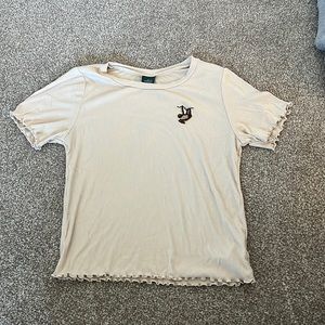 Women’s Crop Sloth Tee Wild Fable from Target Size Medium